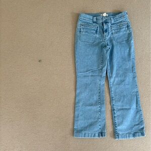 Madewell Mid-rise Kick Out Crop Jeans